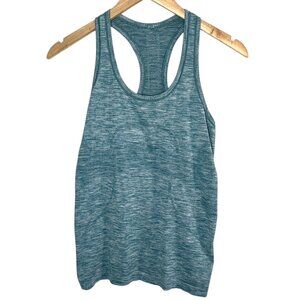 Lululemon Athletica Racerback Swiftly Tank Top Size 6 heather blue